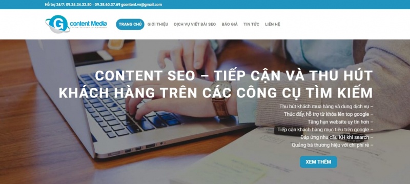 Những địa chỉ cung cấp dịch vụ viết bài soi kèo bóng đá uy tín 4 GContent Media